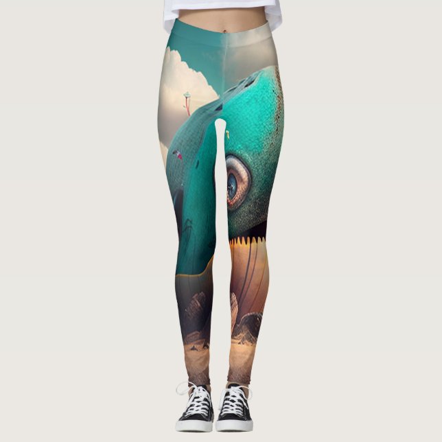 Leggings Strange Whale (Anverso)