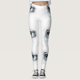 Leggings Stretchy Perfect look Eyes - Chicas o bello trabaj