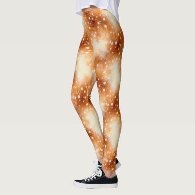 Leggings Suave pelaje de cervatillo bosque de madera (Izquierda)