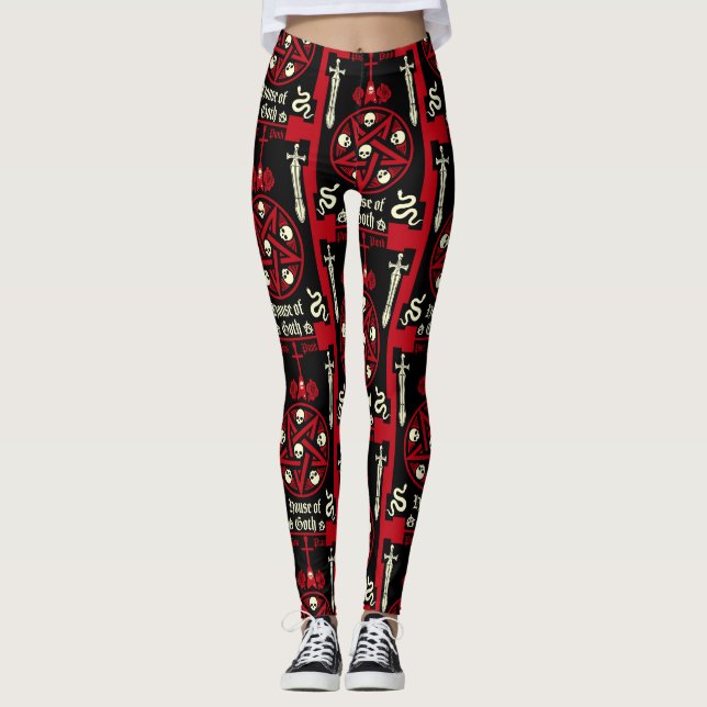 Leggings Subcultura gótica post Punk (Anverso)
