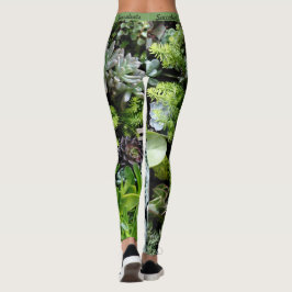Leggings Suculentas legiones botánicas Mujeres trotando yog