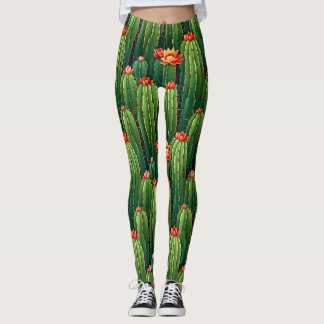 Leggings Suculento estilo de moda Cactus