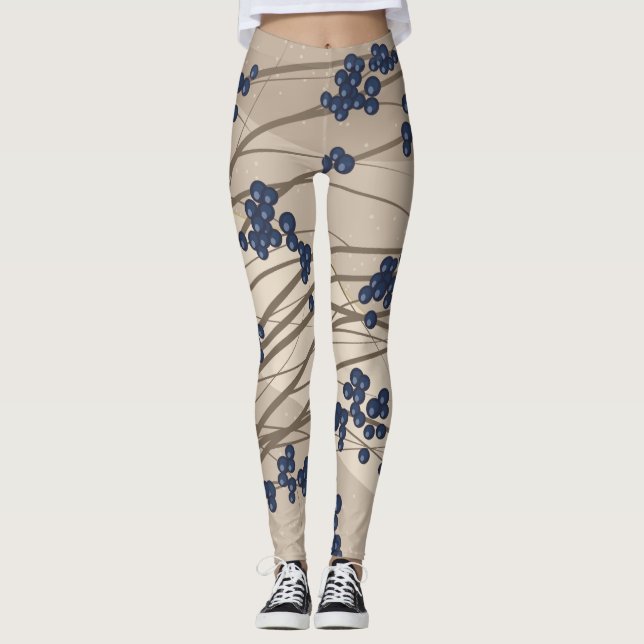 Leggings Sucursales de arándano (Anverso)