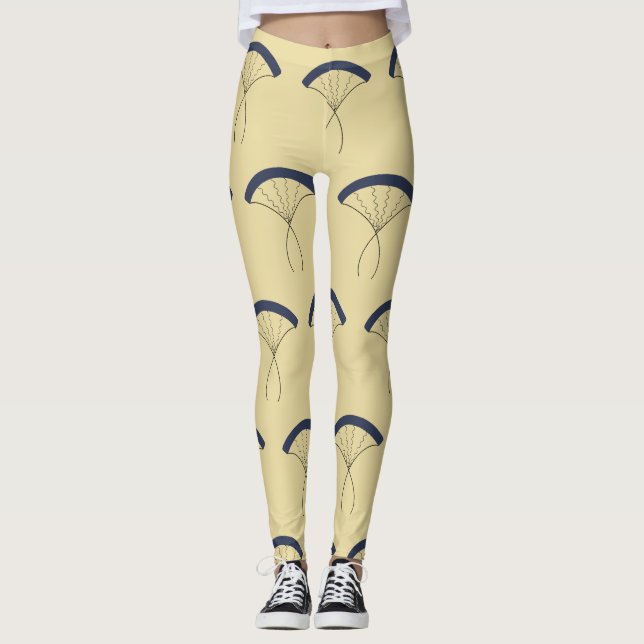 Leggings Sueño aerotransportado toma vuelo: Piernas de Susu (Anverso)