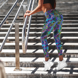 Leggings Sueño Cósmico Grunge Leguas de tinta - Diversión