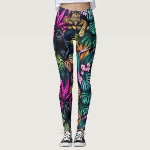 Leggings Sueño de gato grande patrón de superficie sin cost