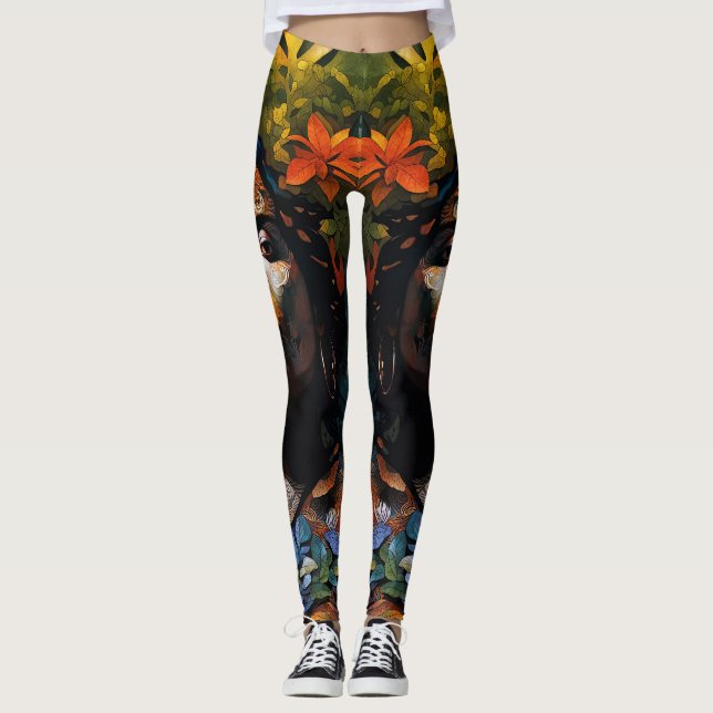 Leggings Sueño de la jungla "Karuma" - Mujeres en la Amazon (Anverso)