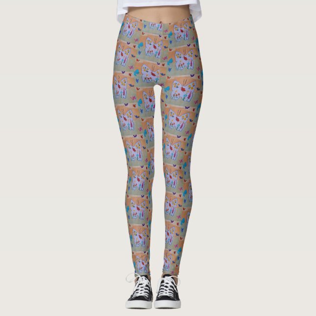 Leggings Sueño de mariposa (Anverso)