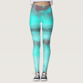 Leggings sueño verde azulado