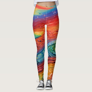 Leggings "Sueños de arcoiris celestes: Leggencias estéticas