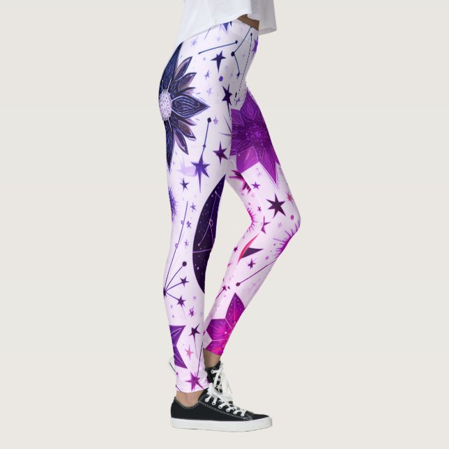 Leggings Sueños de estrellas celestes (Derecha)