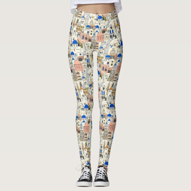 Leggings Sueños de Santorini (Anverso)