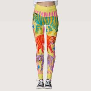 Leggings sueños de tigre arcoíris