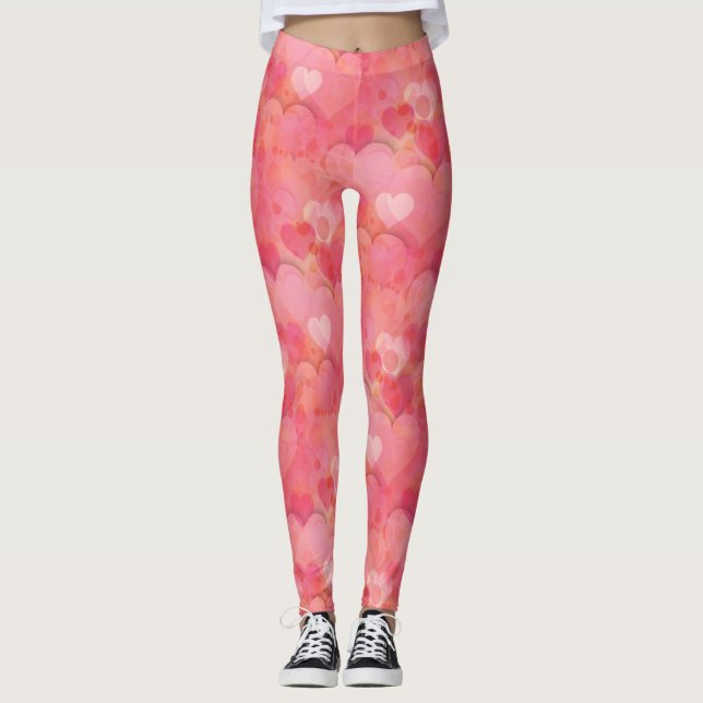 Leggings Sueños del corazón rosado (Anverso)