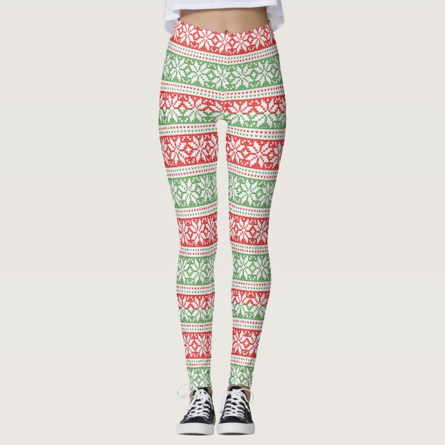 Leggings Suéter feo del navidad (Anverso)