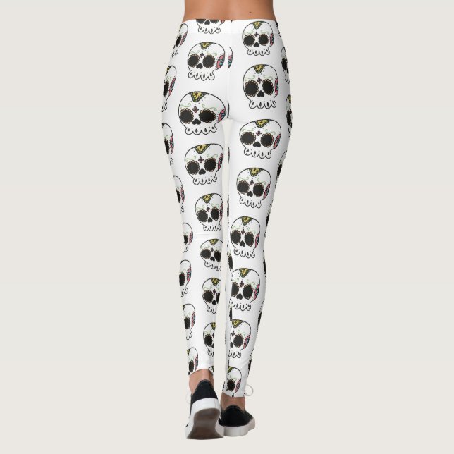 Leggings Sugar Leggencias SKULL (Reverso)