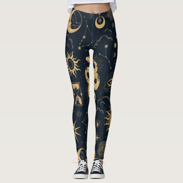 Leggings Sun and Moon -Astronomy Witch (Anverso)
