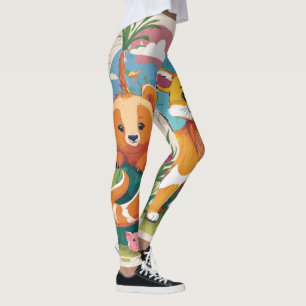 Leggings Sunbathing Meerkats