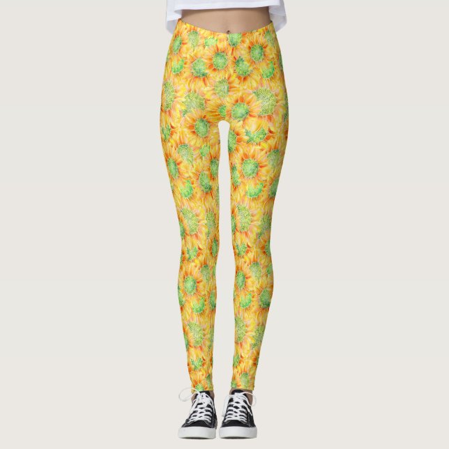 Leggings Sunflower amarillo (Anverso)