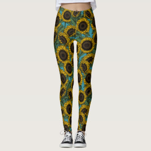 Leggings Sunflower field