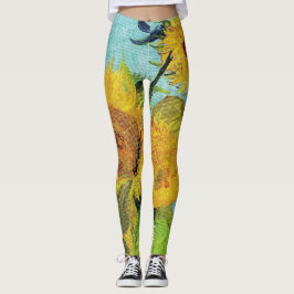 Leggings Sunflowers Vincent van Gogh