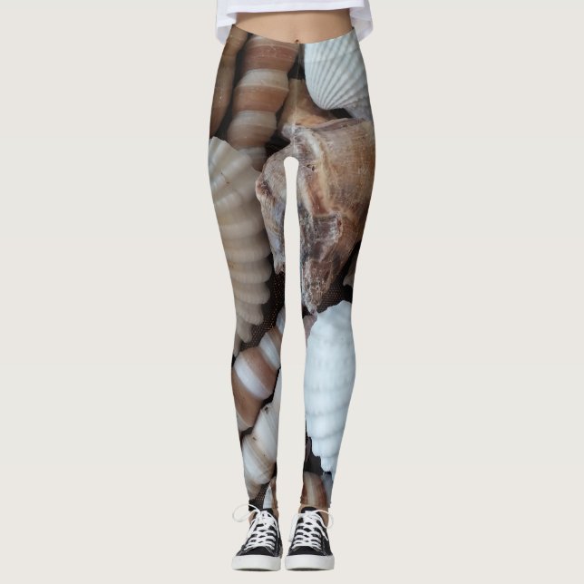 Leggings Sunny Tropical Exotic Shelling Photography Summer (Anverso)