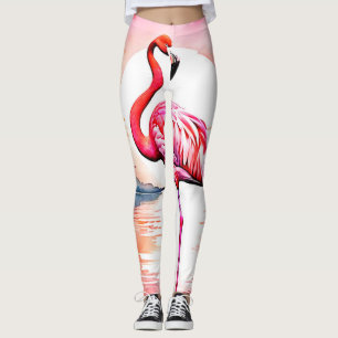 Leggings Sunset de Flamingo Rosa