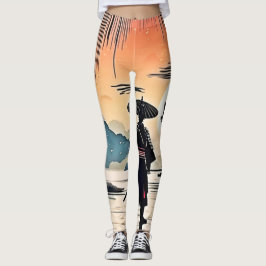 Leggings Sunset de Samurai: Viaje reflexivo