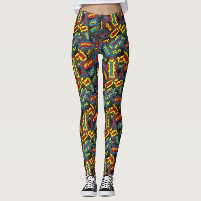 Leggings ¡Super Palabras! (Anverso)