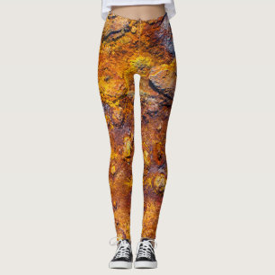 Leggings Superficie metalizado girada