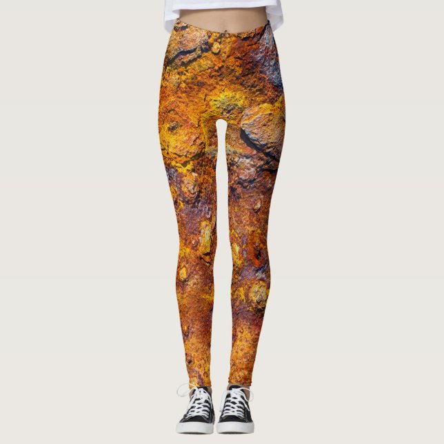 Leggings Superficie metalizado girada (Anverso)