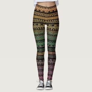 Leggings Superposición de encaje