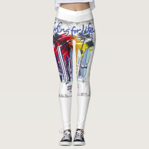 Leggings surf por vida
