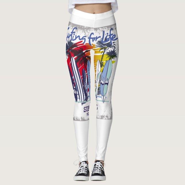 Leggings surf por vida (Anverso)