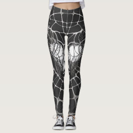 Leggings Surreal Abstract Portrait