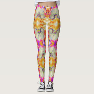 Leggings Surreal watercolor orchids