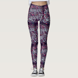 Leggings Surrender to Serendipity