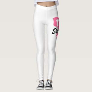 Leggings Survivor Pink Ribbon Breast Cancer Awareness