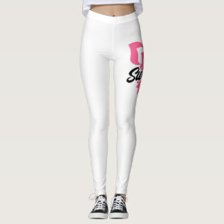 Leggings Survivor Pink Ribbon Breast Cancer Awareness