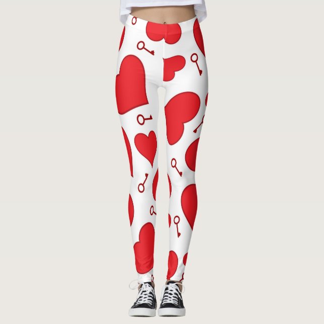 Leggings Sus piernas del corazón (Anverso)