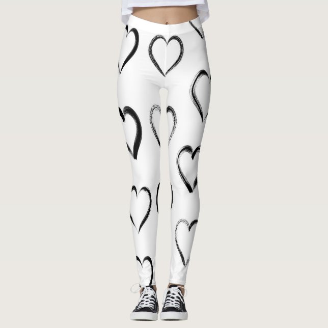Leggings Sus piernas del corazón (Anverso)