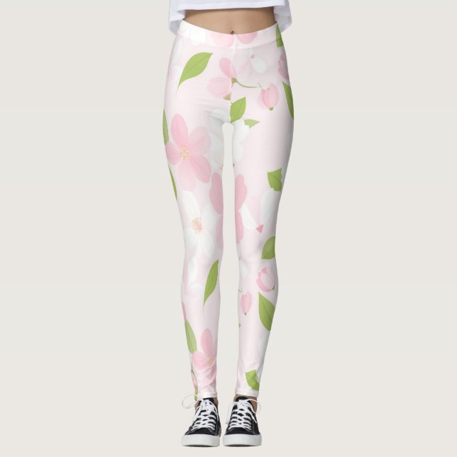 Leggings Susurros de la época de floración (Anverso)