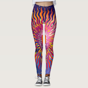 Leggings "Susurros solares en el cielo" El sol