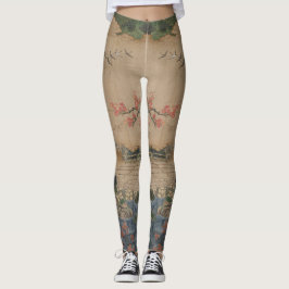 Leggings Swans in Flight