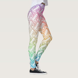 Leggings "Swim Life" Unicorn Bathwater Color