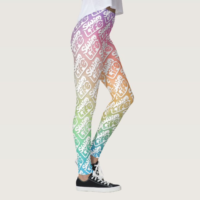 Leggings "Swim Life" Unicorn Bathwater Color (Derecha)