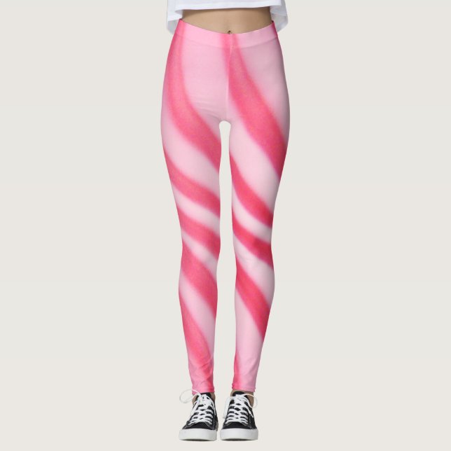 Leggings Swirl Hot Pink de moda: (Anverso)