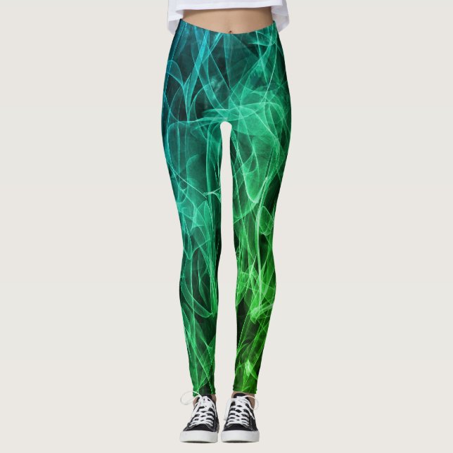 Leggings Swirls Elegant Smorls - Estética mística (Anverso)