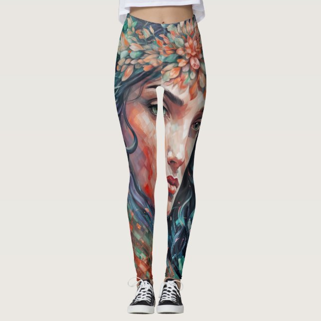 Leggings "Sylvarra" - Susurros en Tesserae (Anverso)