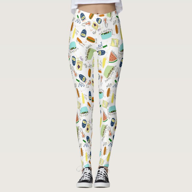 Leggings T1D no es ninguna comida campestre (Anverso)